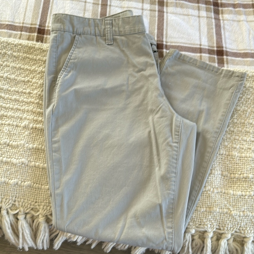 Khaki pants chino crop ANA size 12